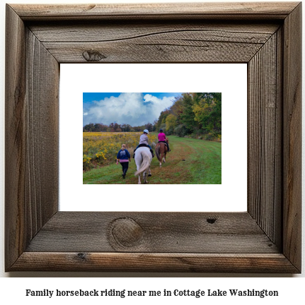 family horseback riding near me in Cottage Lake, Washington